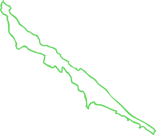 croquis de la ruta de la acequia de Dílar