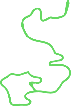 croquis de la ruta del Petroglifo de Peña Madura