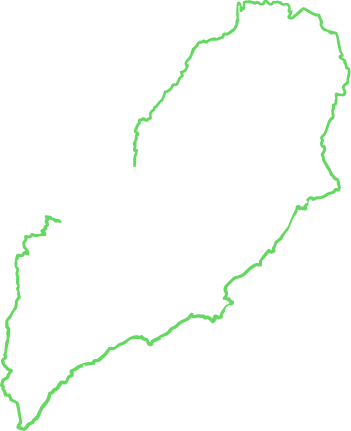 croquis de la ruta del Picacho Alto