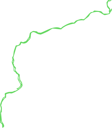 croquis de la ruta del río Dílar